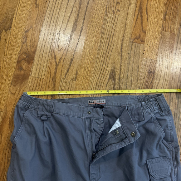 5.11 Tactical Canvas Cotton Pants Men’s 42x30 Gray Cargo Utility Work Outdoor - Picture 12 of 15